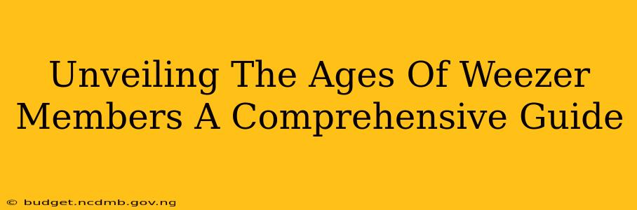 Unveiling The Ages Of Weezer Members A Comprehensive Guide