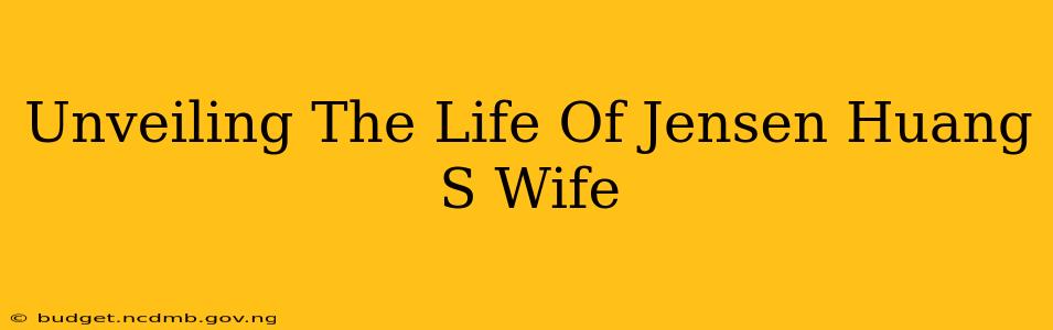 Unveiling The Life Of Jensen Huang S Wife