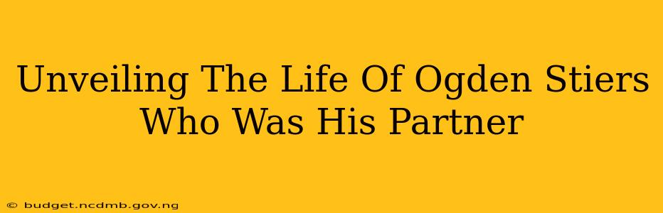 Unveiling The Life Of Ogden Stiers Who Was His Partner