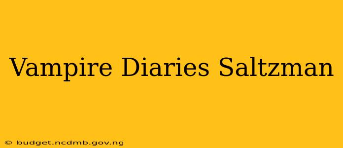 Vampire Diaries Saltzman