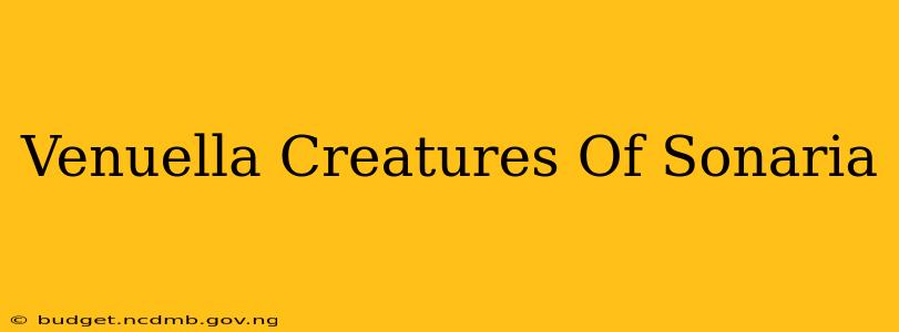Venuella Creatures Of Sonaria