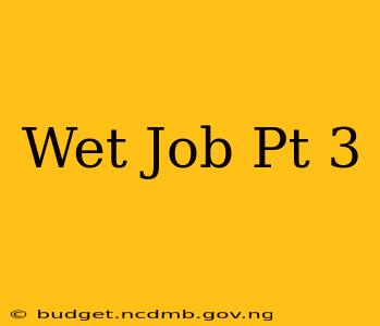 Wet Job Pt 3