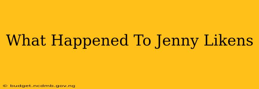 What Happened To Jenny Likens