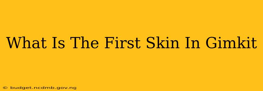 What Is The First Skin In Gimkit