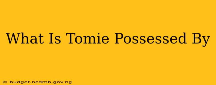 What Is Tomie Possessed By