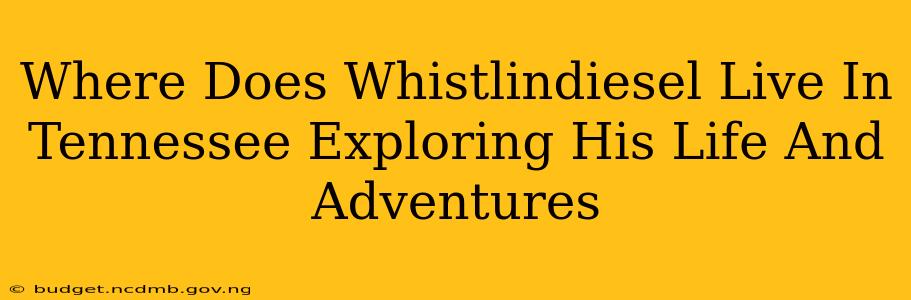 Where Does Whistlindiesel Live In Tennessee Exploring His Life And Adventures