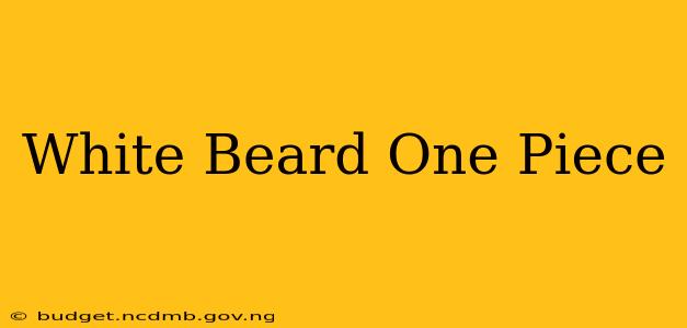 White Beard One Piece