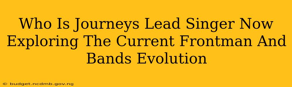 Who Is Journeys Lead Singer Now Exploring The Current Frontman And Bands Evolution
