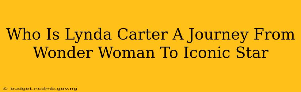 Who Is Lynda Carter A Journey From Wonder Woman To Iconic Star