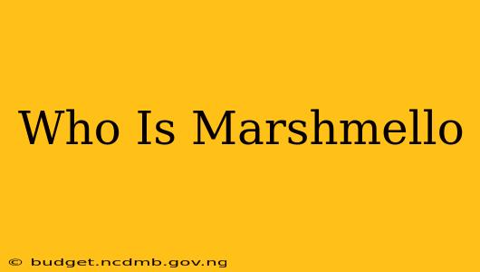 Who Is Marshmello