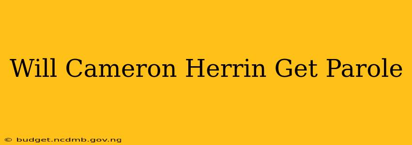 Will Cameron Herrin Get Parole