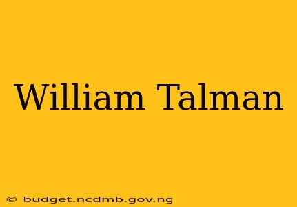 William Talman