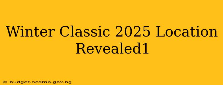 Winter Classic 2025 Location Revealed1