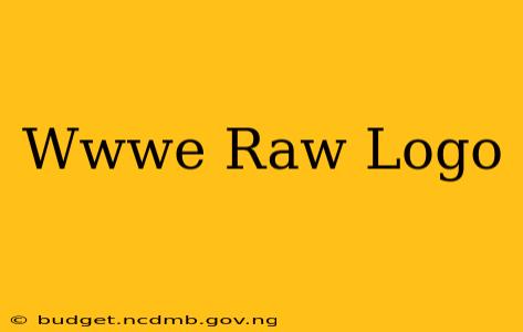 Wwwe Raw Logo