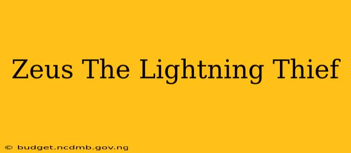 Zeus The Lightning Thief